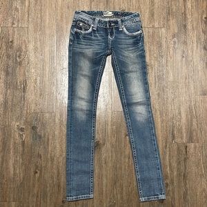 RE Rock for Express Super Low Rise skinny jeans Y2K Style